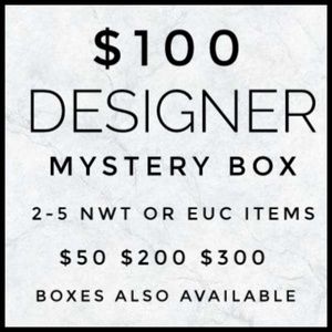 $100 Mystery Box Designer $300 + Value